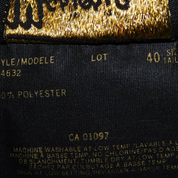 VTG Marjorie Hamilton Womens 40 / XL Teal Black White Pattern Sheer Blouse - Picture 6 of 10